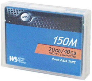 DELL 09W083 DDS-4 20/40GB 4MM 150M DATA CARTRIDGE 1PK